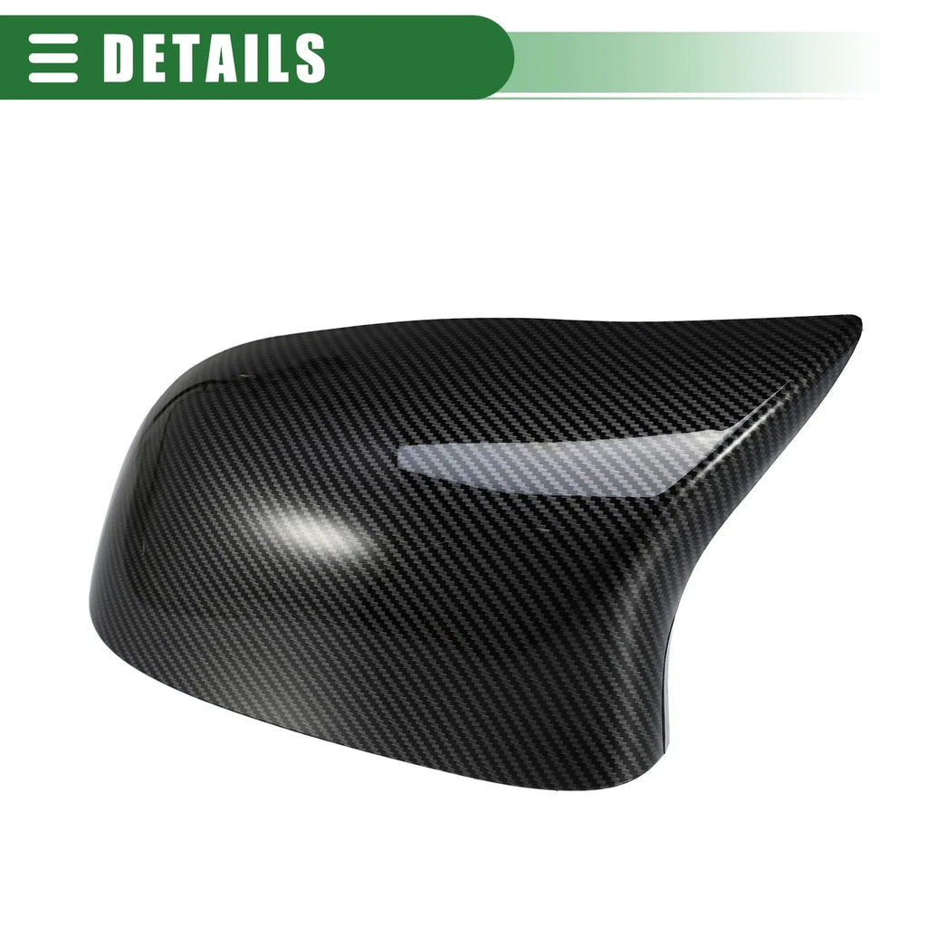 Pair Left-Right Mirror Cover for BMW F15 X5 F16 X6 (2014-2017)