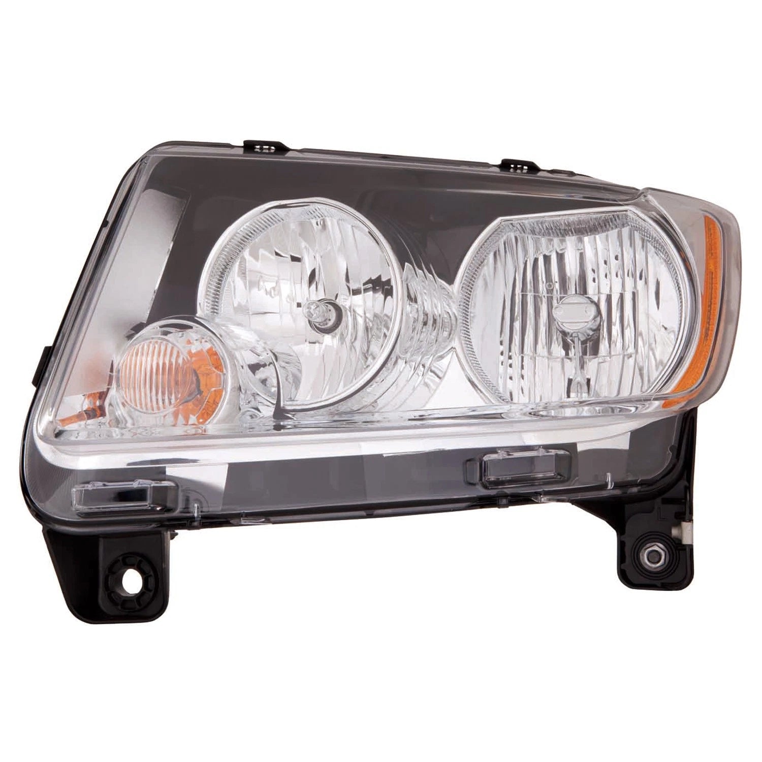 Driver Halogen Head Light Assembly w/o Auto Leveling System w/o Black Bezel