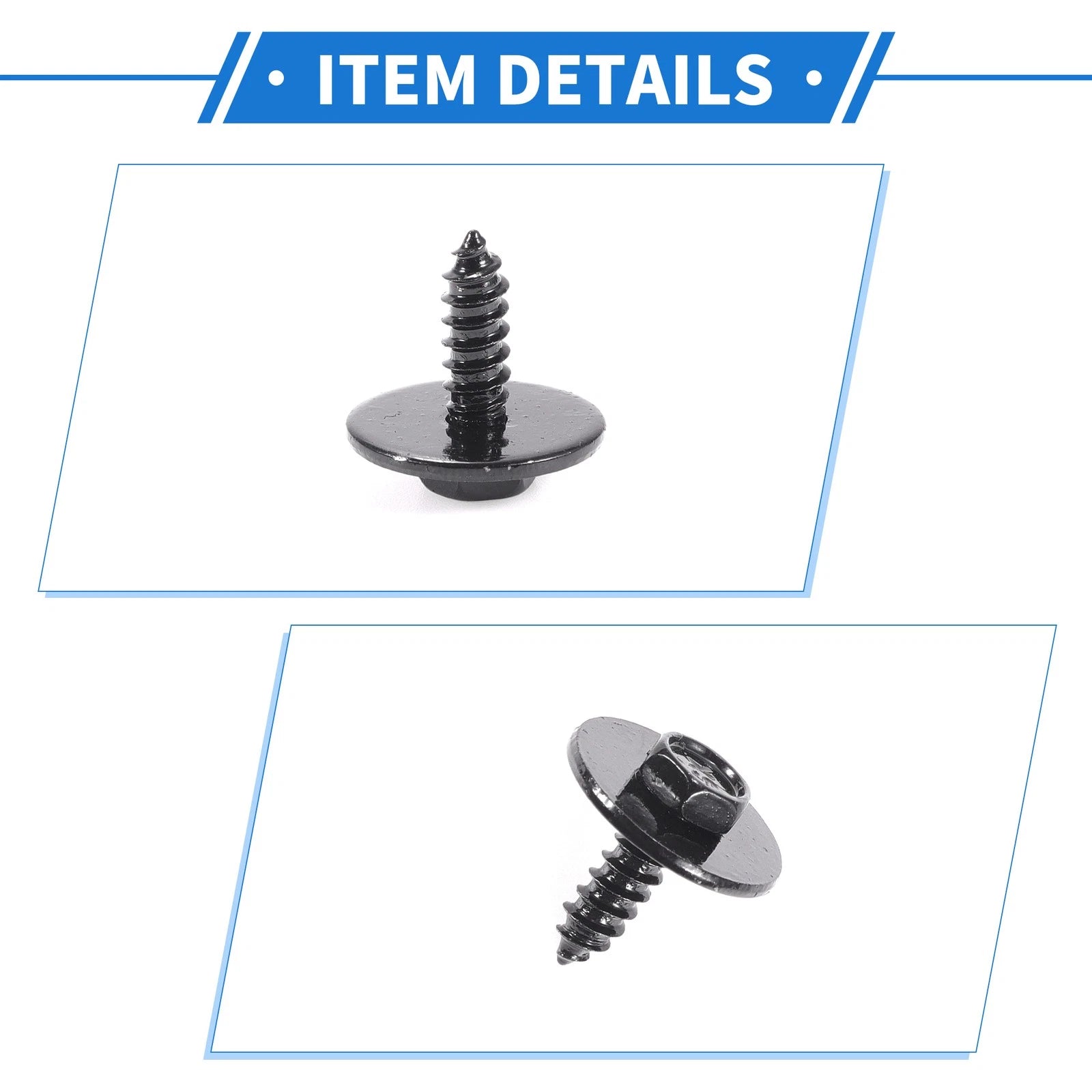 20 Pcs Fender Liner Splash Shield Screw Kit for BMW 1 Series (2004–2013)