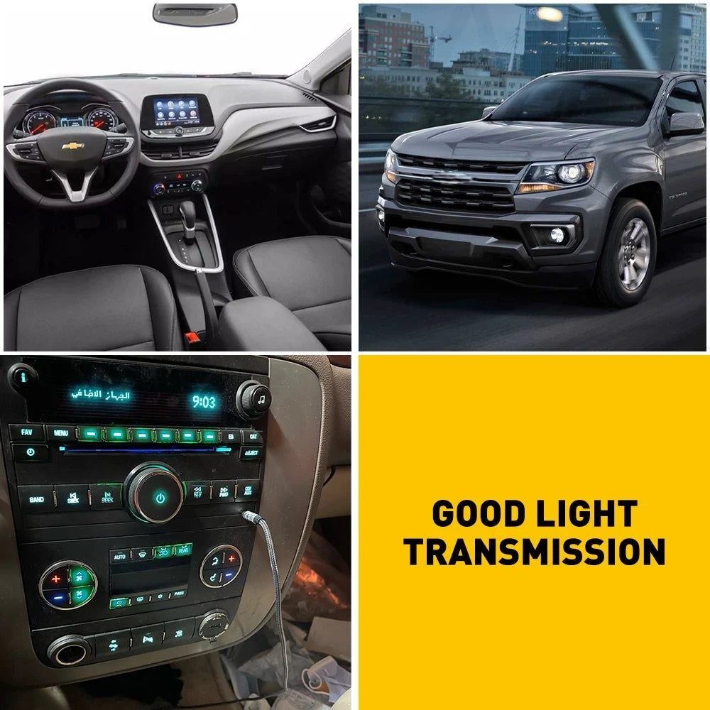Navigation Radio Button Repair Decal for Chevrolet Silverado GMC Sierra (2007–2014)