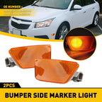 Amber Lens Front Bumper Side Marker Lights for Chevy Cruze (2011–2015)