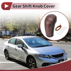 Gear Shift Knob Cover for Subaru Forester (2014–2017) Brown Carbon Fiber