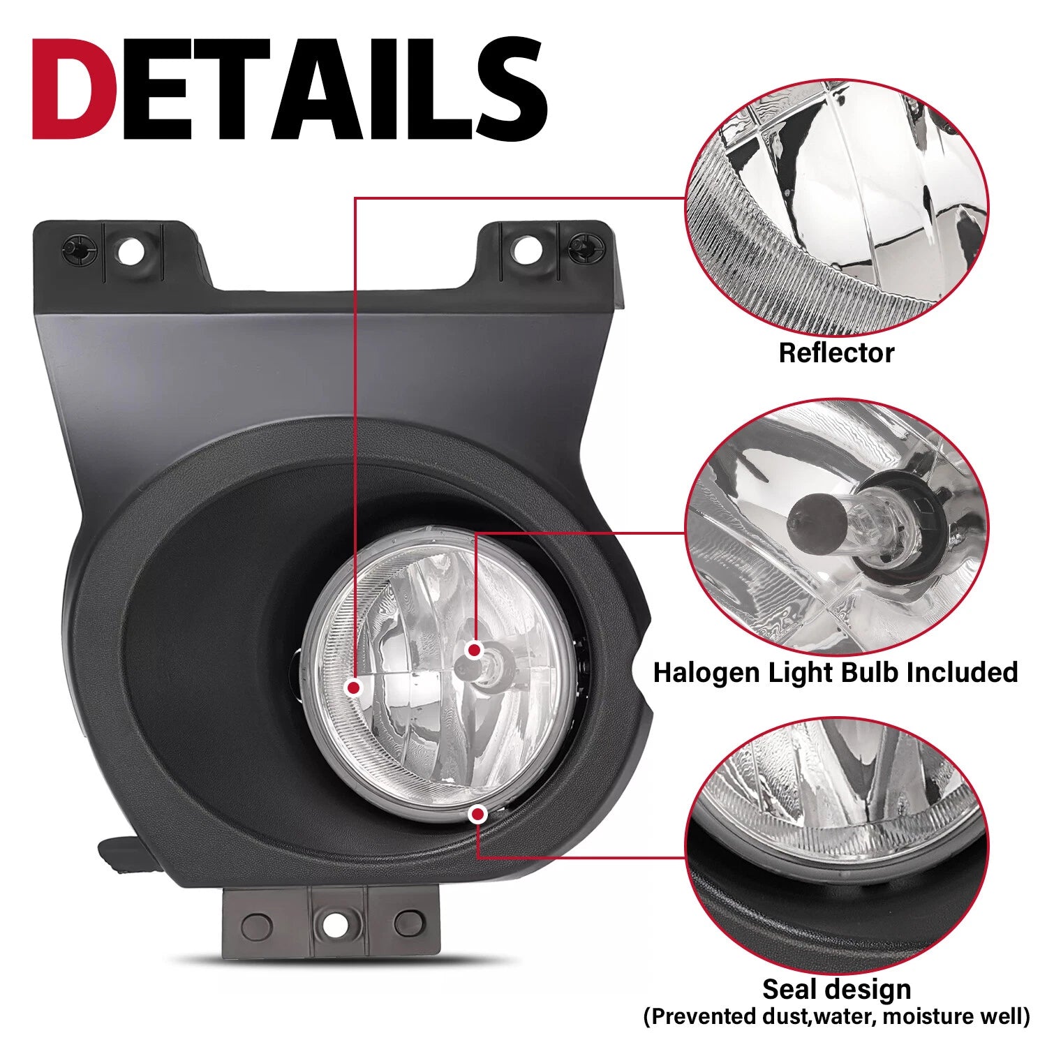 Set of 2 Fog Lights for Ford F-150 (2011-2014)
