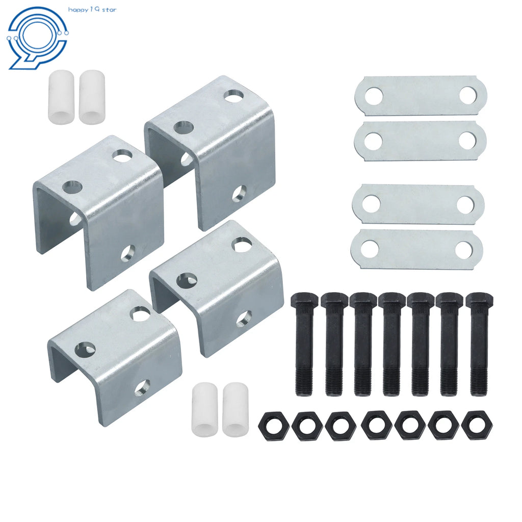 Single Axle Leaf Spring Hanger Kit for Trailer (2000-7000 lbs)