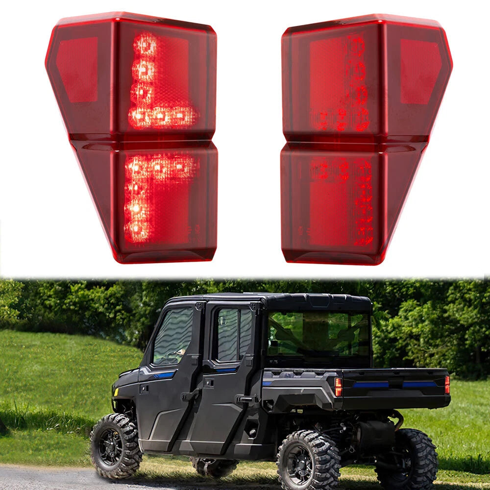 2X LED Tail Lights for Polaris Ranger 1000 XP / Crew (2018–2025)