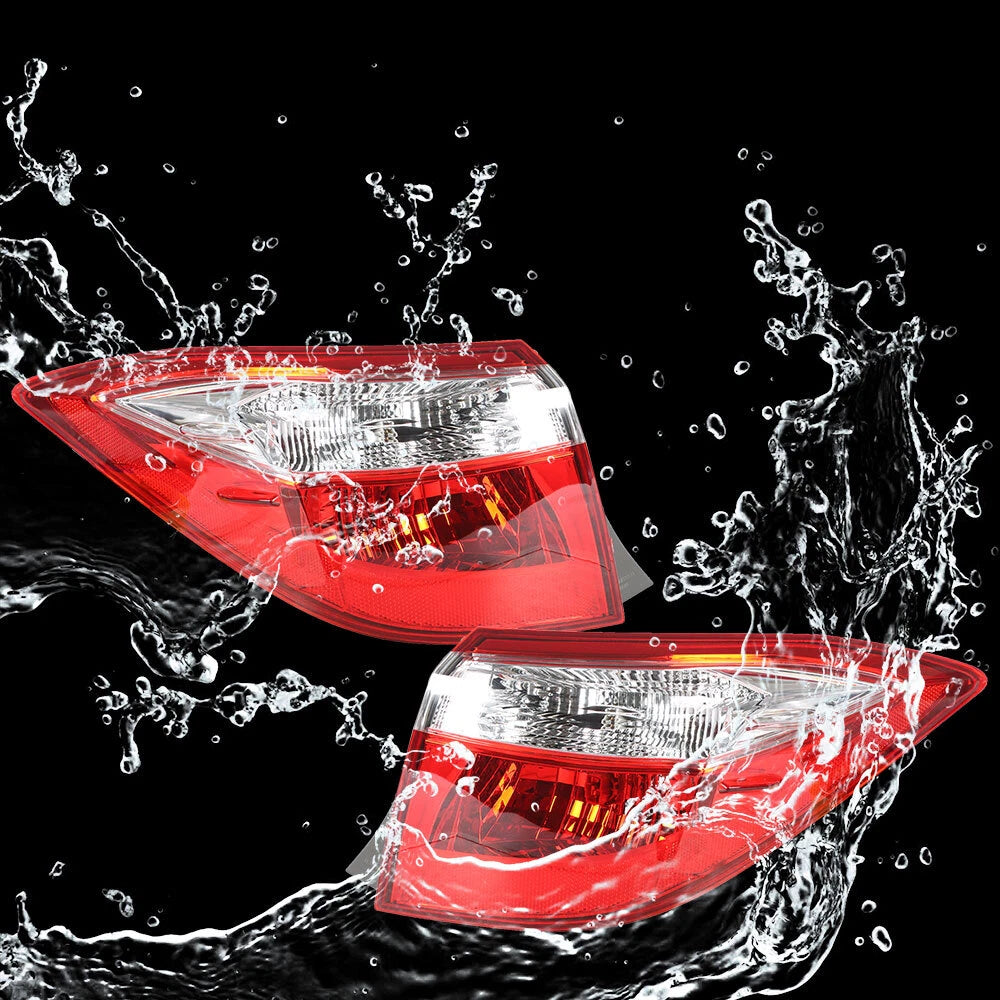 Set of 2 Red Tail Lights for Toyota Corolla (2014–2016)