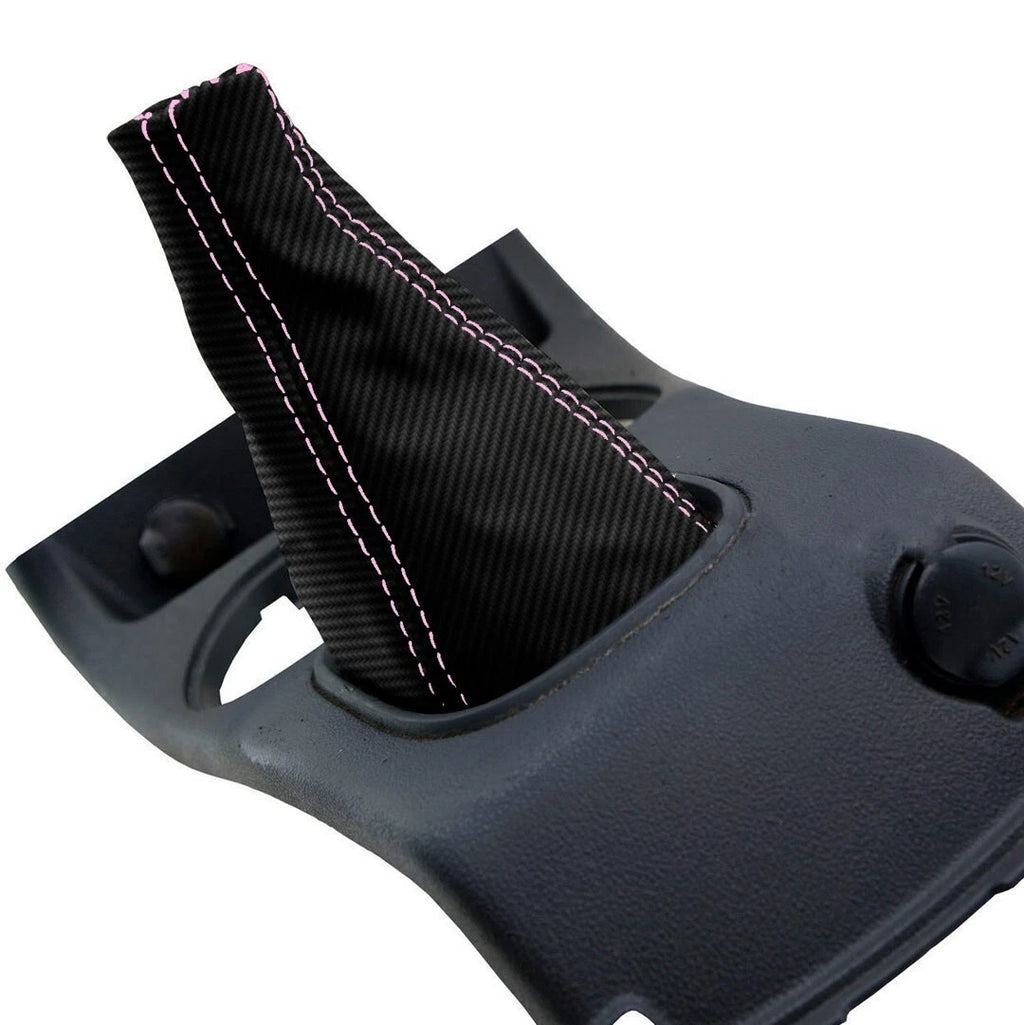 Manual Shift Boot Carbon for Chevrolet Cobalt (2005–2010) Pink Stitch