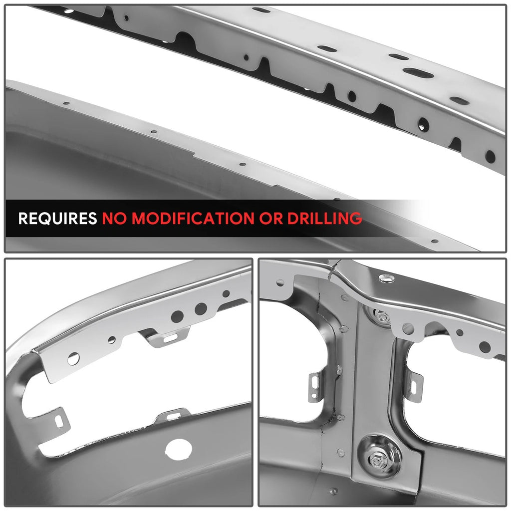 Chrome Front Bumper Face Bar for Ford F-250 F-350 SD (2023–2025)