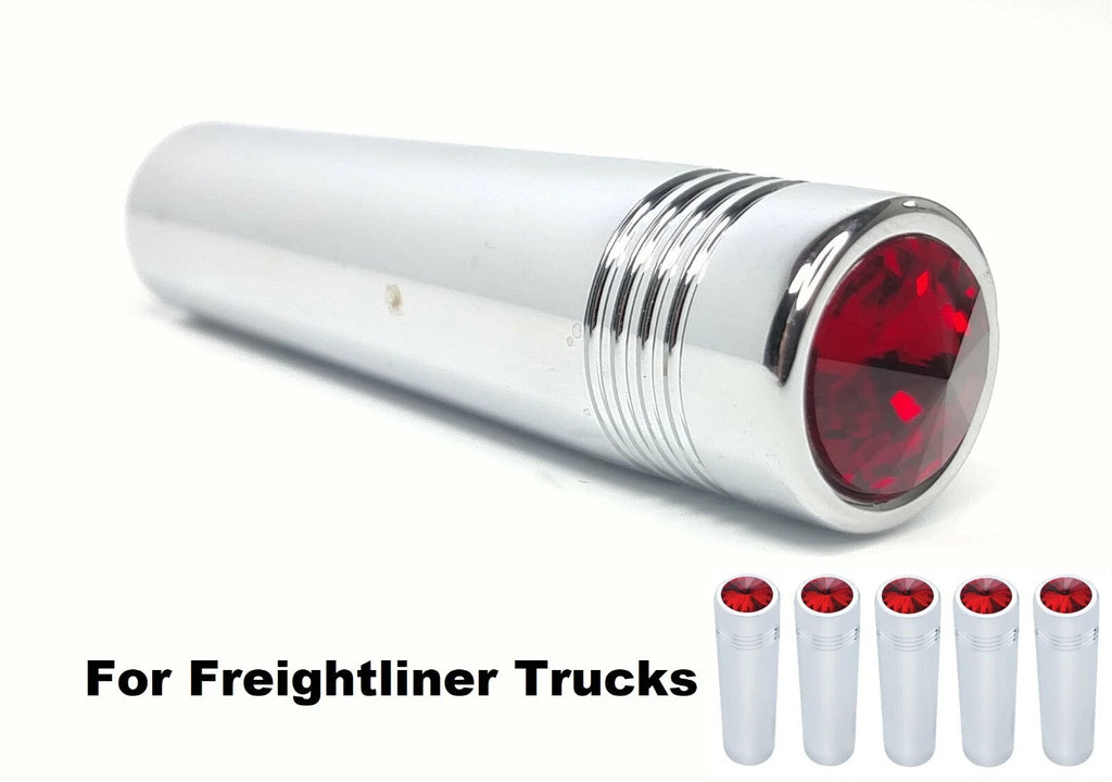 Chrome Toggle Switch Extensions Set for Freightliner 2-1/4 Inch (1969–2015)