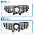 Front Upper Bumper Grille for Mercedes-Benz V-Class (2014-2023) Chrome Silver
