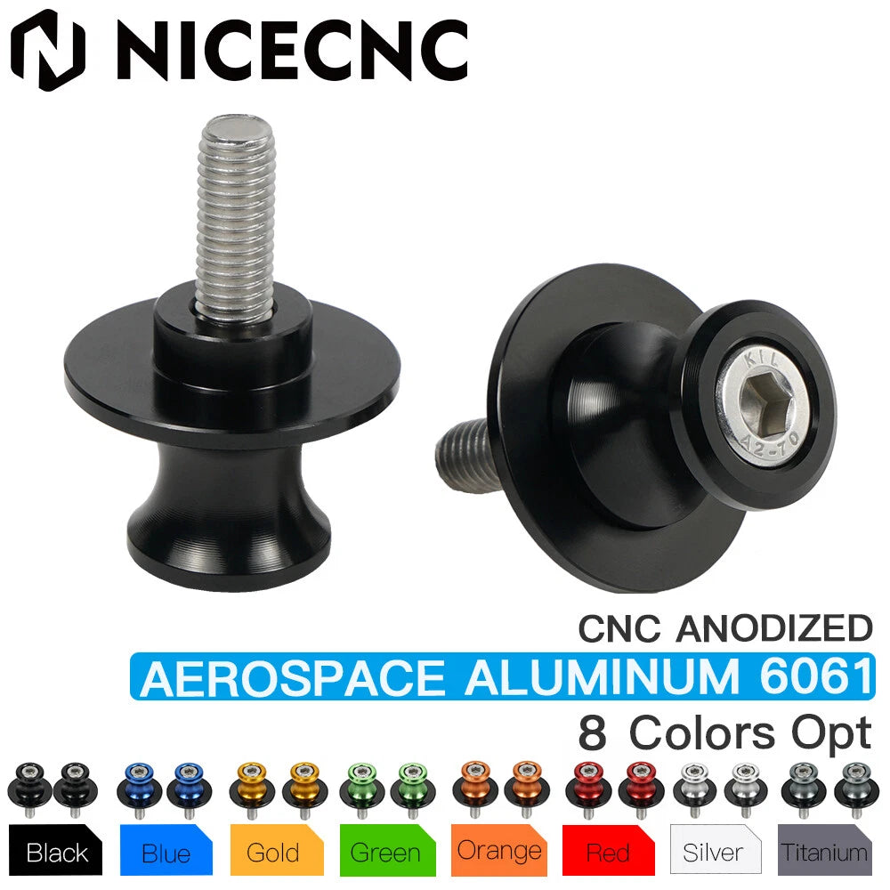 10mm Swing Arm Spools Sliders for KTM RC125/200/390, DUKE 690/990 (2013–2023)