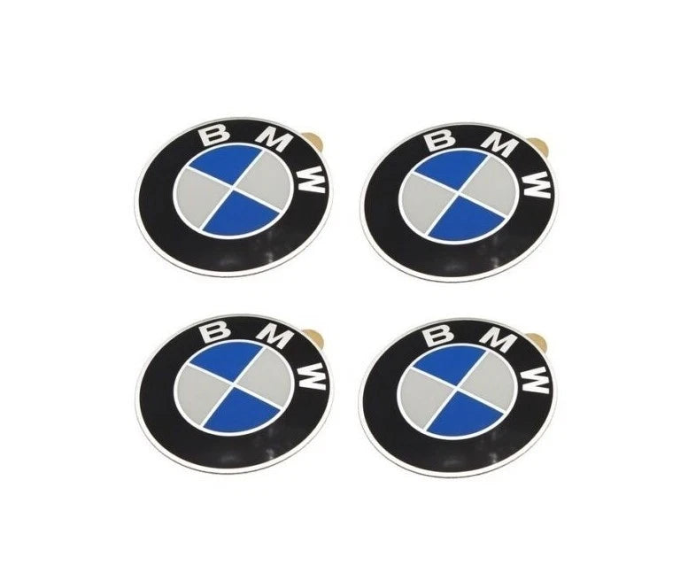 Set of 4 Wheel Emblems 58mm for BMW E30 E34 E36 E39