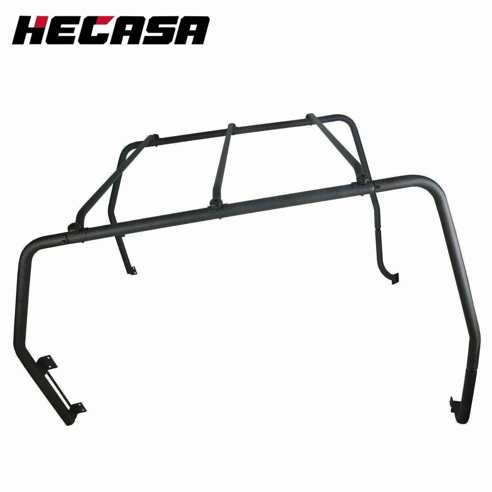 2X Black Roof Rack Removable Bars for Jeep Wrangler TJ (1997-2006)