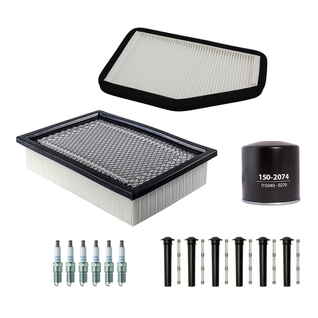Tune Up Kit with 6 NGK Spark Plugs & Boots for Ford Tribute (2001–2008)