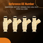 4PCS Fuel Injector for Ford Escort SE Sedan (1998–2002)