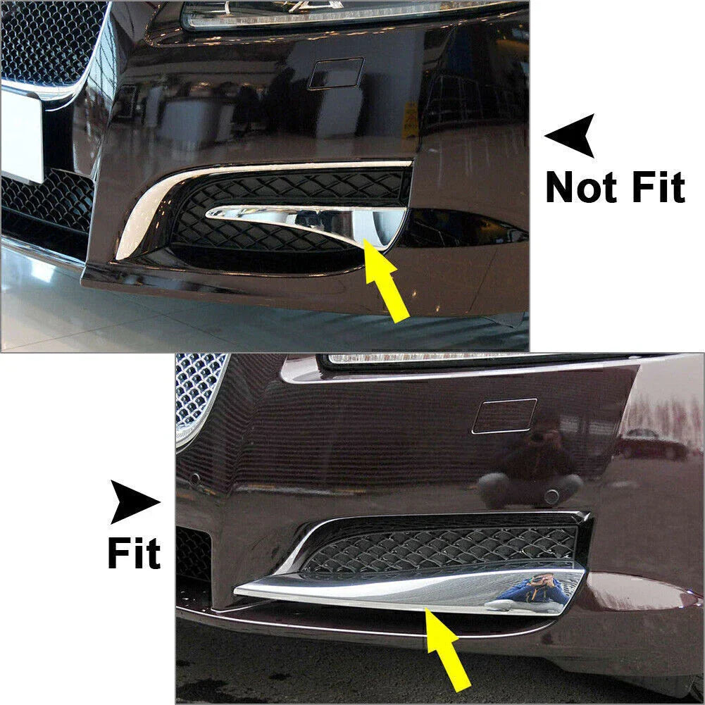 Left Front Side Grille Chrome Molding Trim for Jaguar XF (2012-2015)