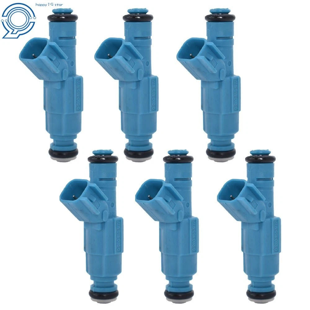 Set of 6 Upgrade Fuel Injectors for Jeep Liberty Dodge Ram 1500 (2002–2003)