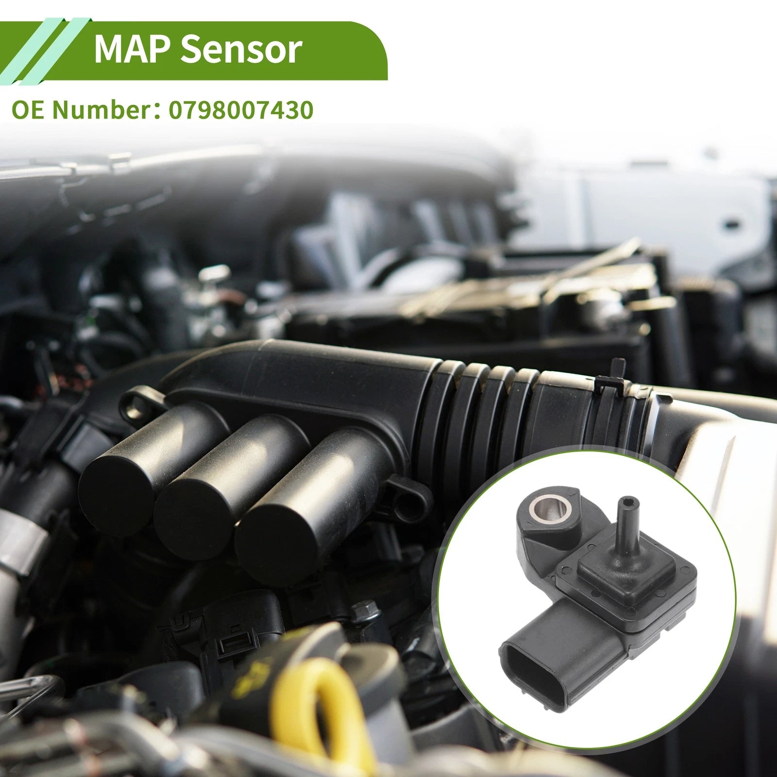 MAP Sensor No. 0798007430 for Honda CBR600RR (2006–2019)