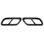 Rear Exhaust Muffler Tail Pipe Covers for Mercedes Benz C-Class (2022-2023)