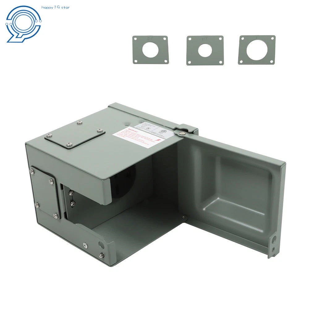 3 Prong 250V Welding Power Outlet Box NEMA 6-30R for