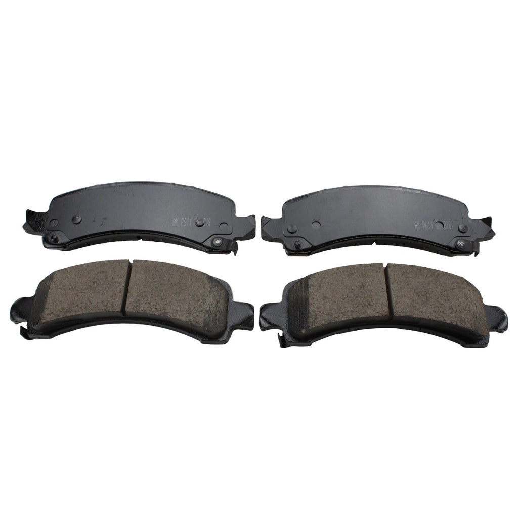 Set of 4 Akebono Performance Rear Ceramic Disc Brake Pads for Chevrolet GMC Cadillac