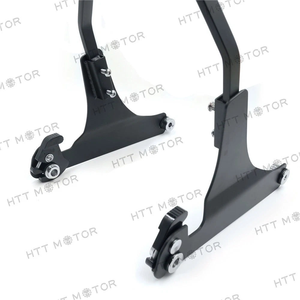 Matte Black Detachable Backrest Sissy Bar for Harley FLSTC/FLSTS (2000–2023)
