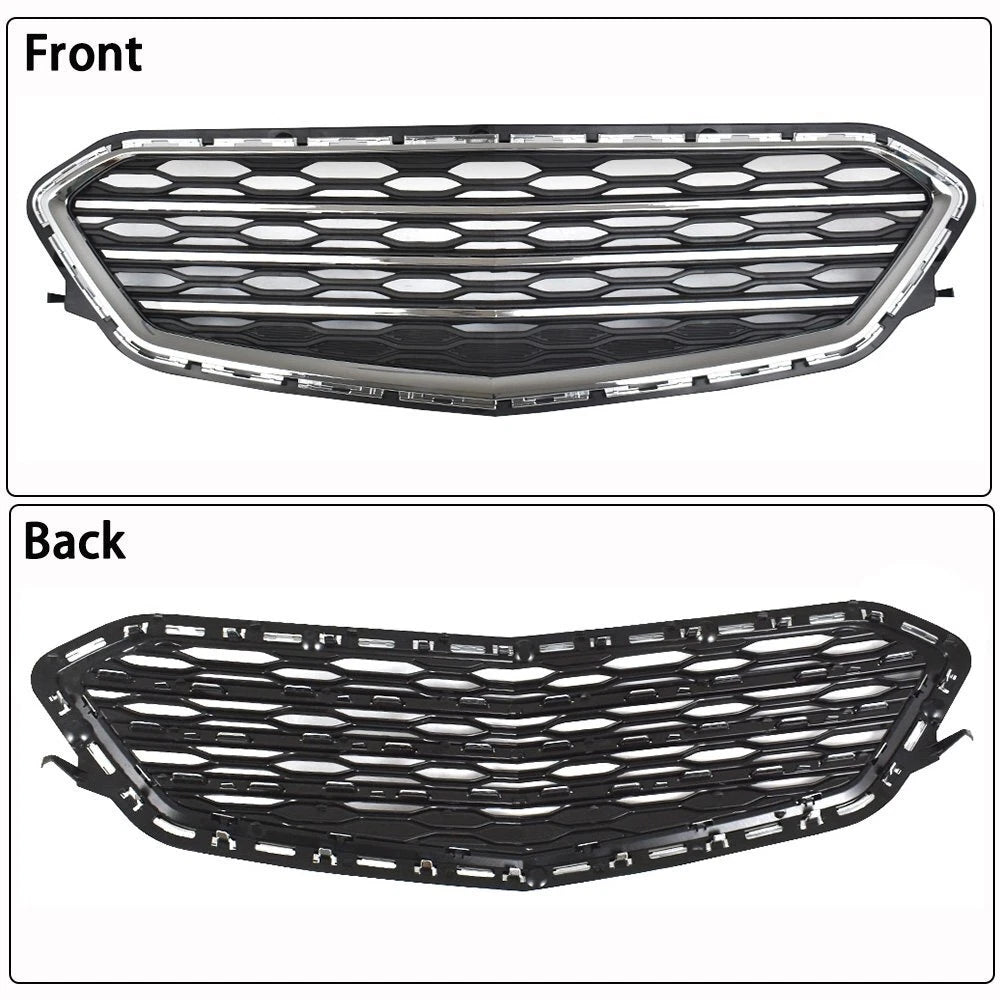 Front Lower Grille Bumper Assembly for Chevrolet Equinox (2016-2017) Chrome