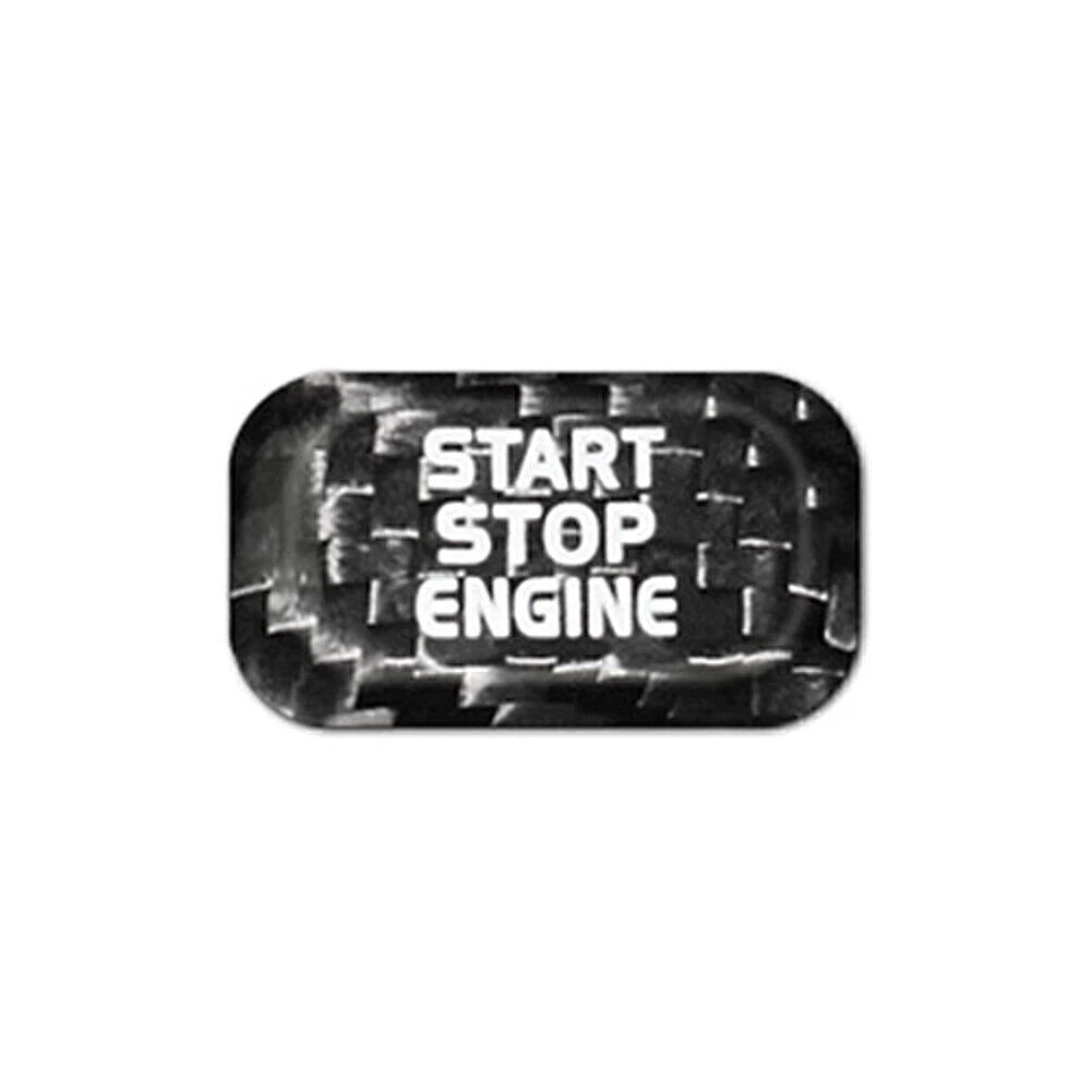 Carbon Engine Start Stop Button Sticker for Volvo V40 V60 S60 S60L XC60 S80L (2012–2020)