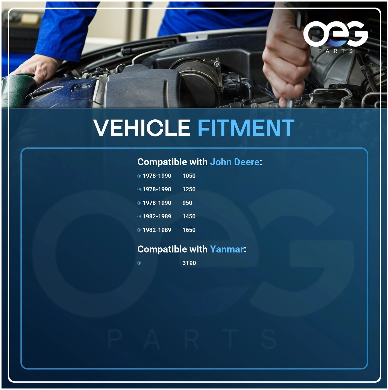 12V Starter for John Deere 1050 (1978-1990)