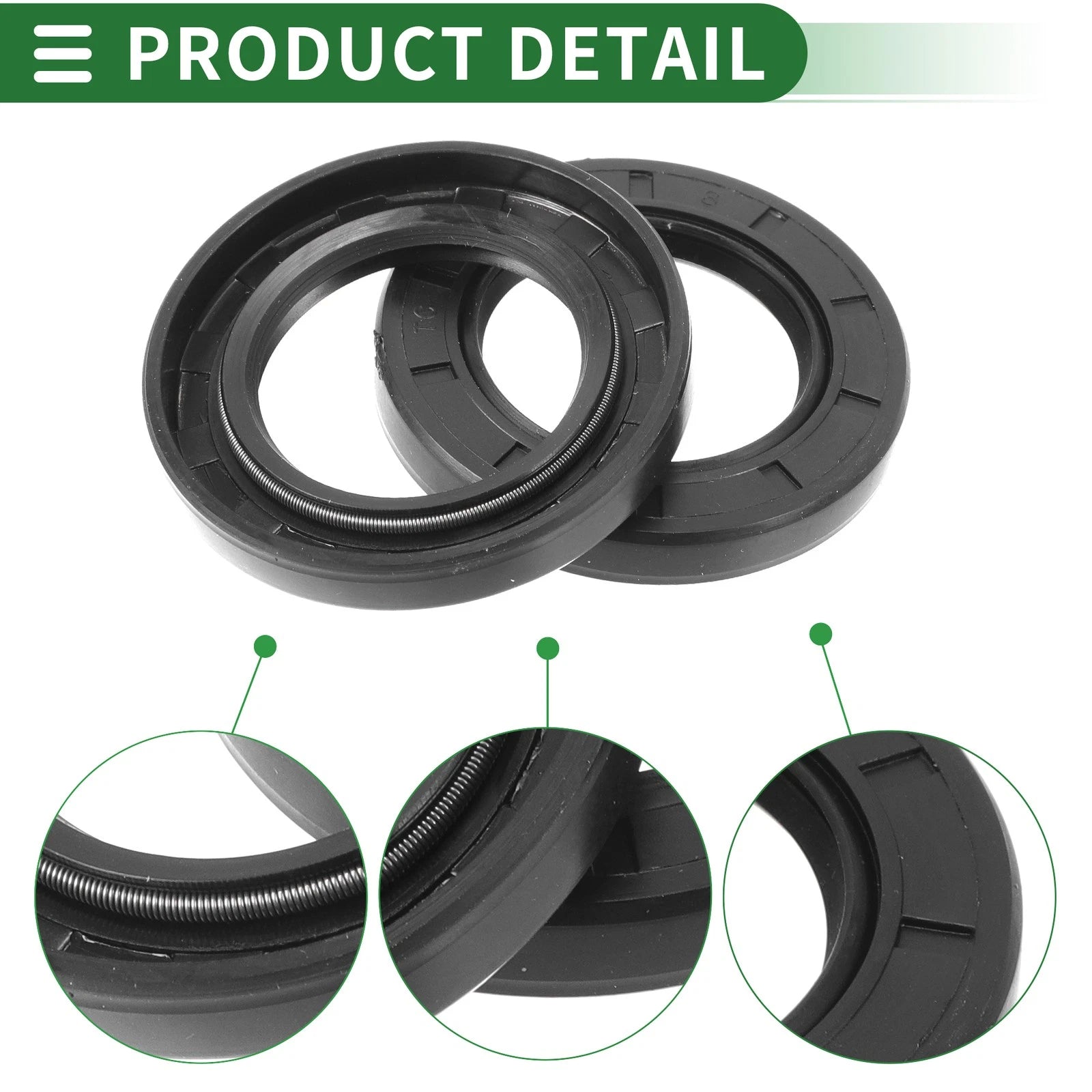 Set of 5 Oil Seal Rotary Shaft Seal NBR Rubber 35x56x8mm