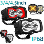 LED Pod Work Light for Jeep Pickup (3"/4"/4.5")