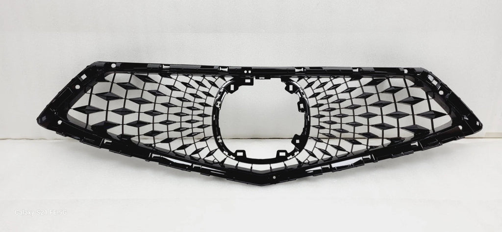 Front Bumper Upper Grille for Acura RDX (2019–2021) Gloss Black 71121-TJB