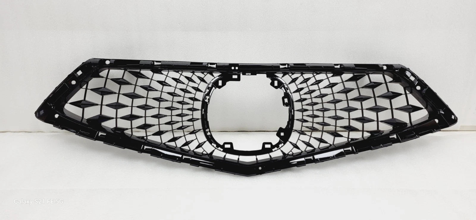 Front Bumper Upper Grille for Acura RDX (2019–2021) Gloss Black 71121-TJB