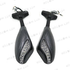 LED Turn Signal Side Mirrors for Honda CBR600 F4/F4i, Suzuki GSXR1000, 750, ZX9R