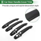 Carbon Fiber Door Handle Cover Trim for Toyota Highlander (2008–2013)