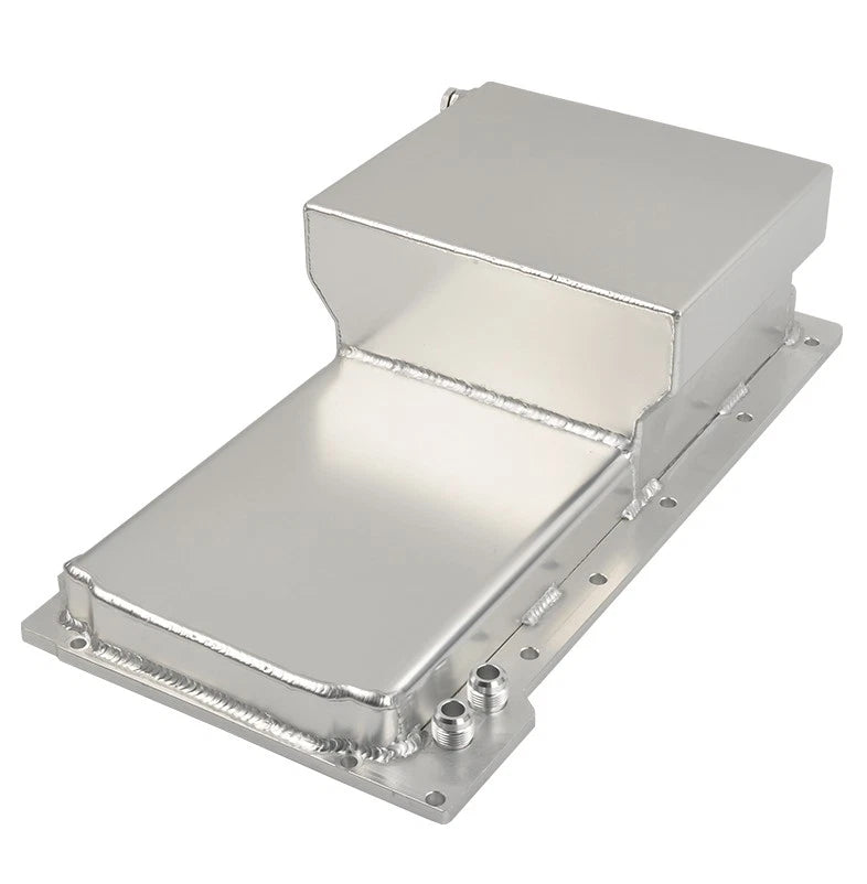 Polished Aluminum Front Sump Oil Pan Kit for LS1 LS2 LS3 LS6 (7-Qt)