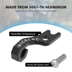 Aluminum Engine Case Clutch Cable Holder Bracket for Yamaha YFZ450R (2009–2024)