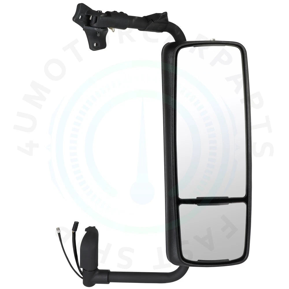 Passenger Side Towing Mirror for Volvo VNL (2004–2017) - Black Textured