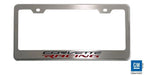 License Plate Frame Racing Inlay Stainless Steel for Chevrolet Corvette (2014–2024)