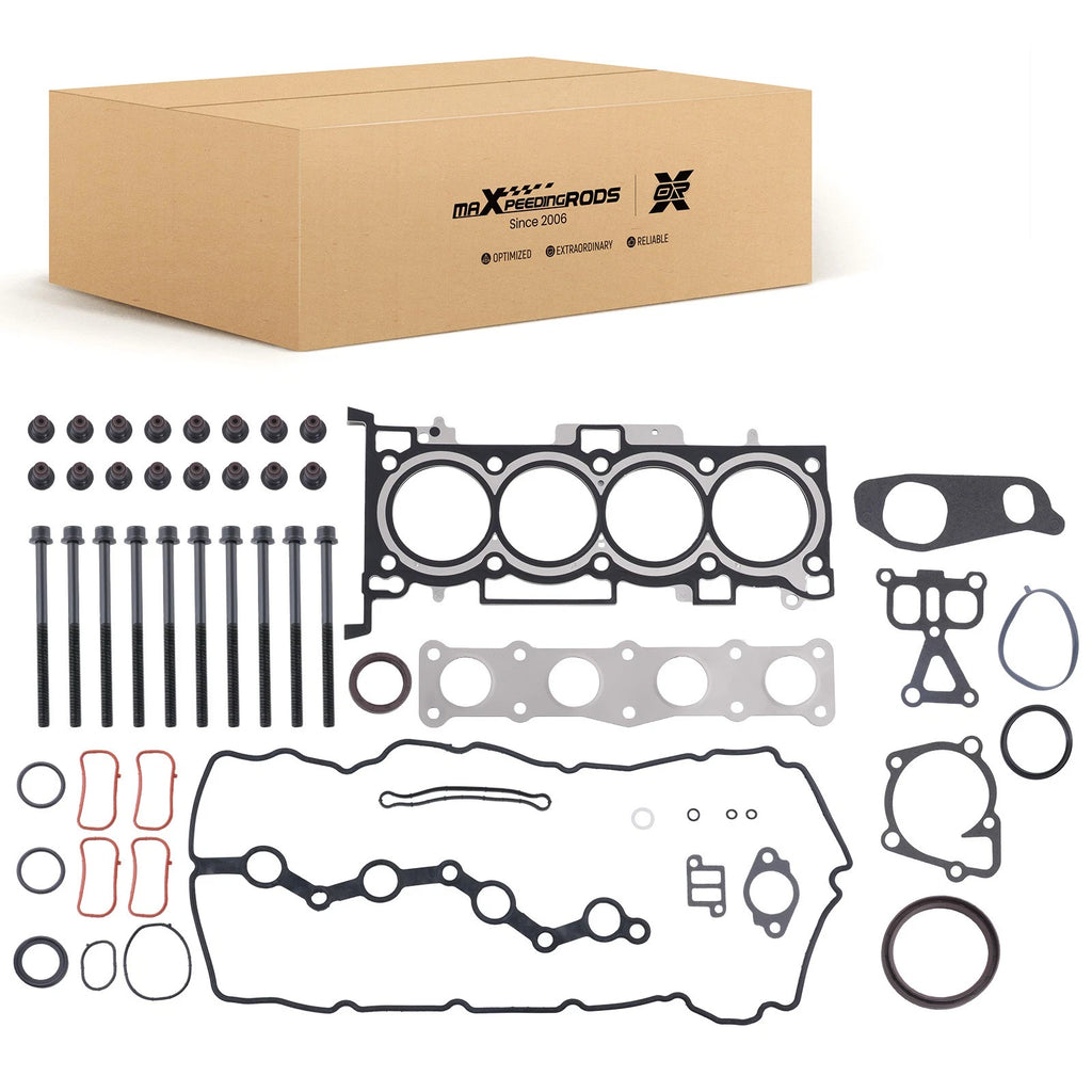 G4KH Engine Gasket Seals Kit & Head Bolts for Hyundai Sonata, KIA Soul (2012–2020)