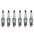 Set of 6 Denso Platinum TT Spark Plugs for GM L6 V6 (Gap 0.040)