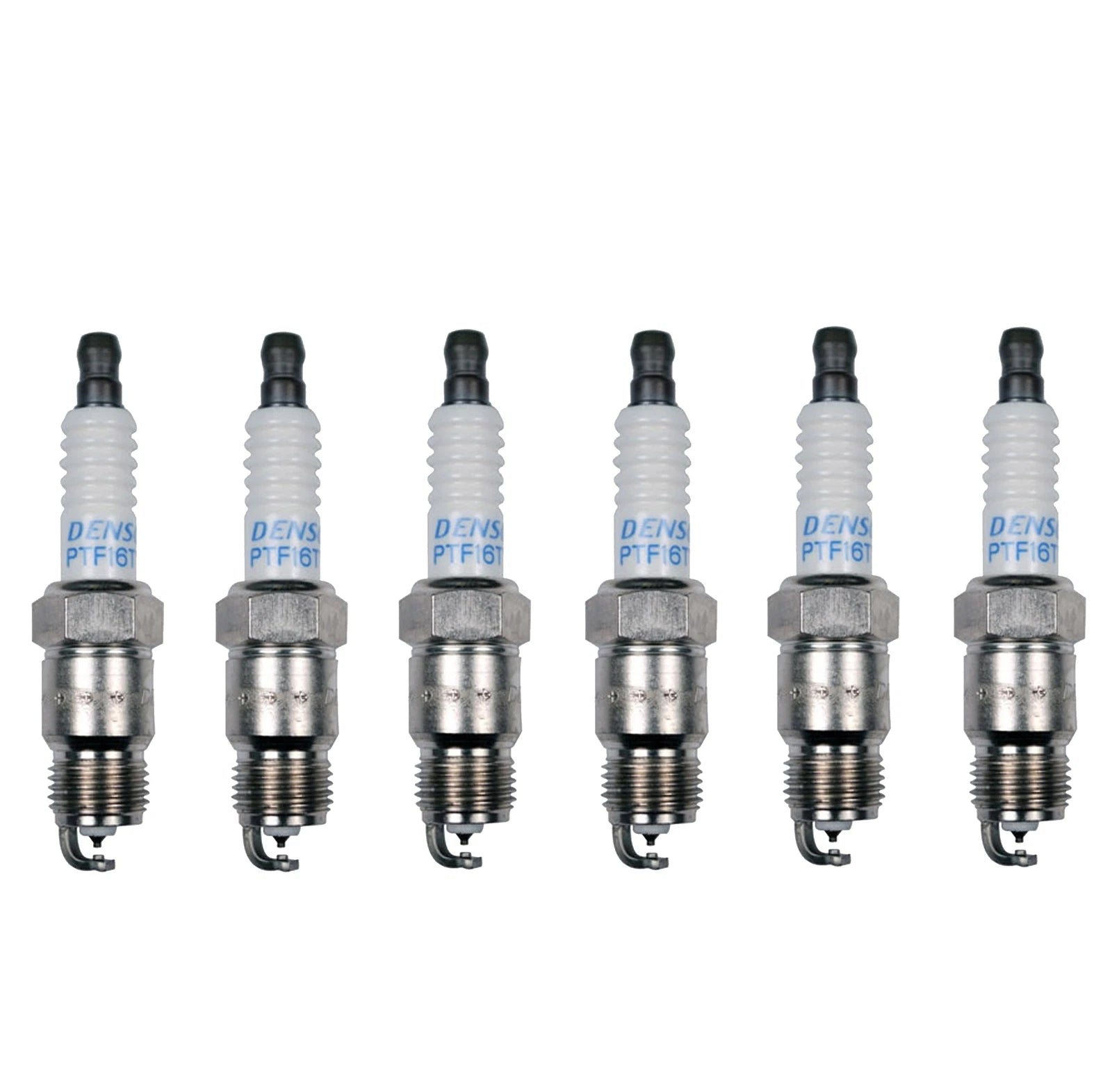 Set of 6 Denso Platinum TT Spark Plugs for GM L6 V6 (Gap 0.040)