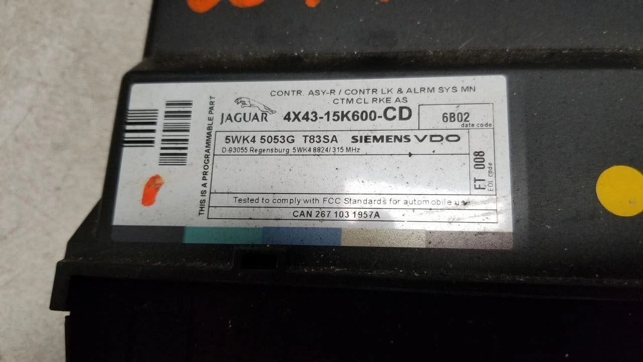 Theft-Locking Body Control Module for Jaguar X-Type (2004–2008) 4X43-15
