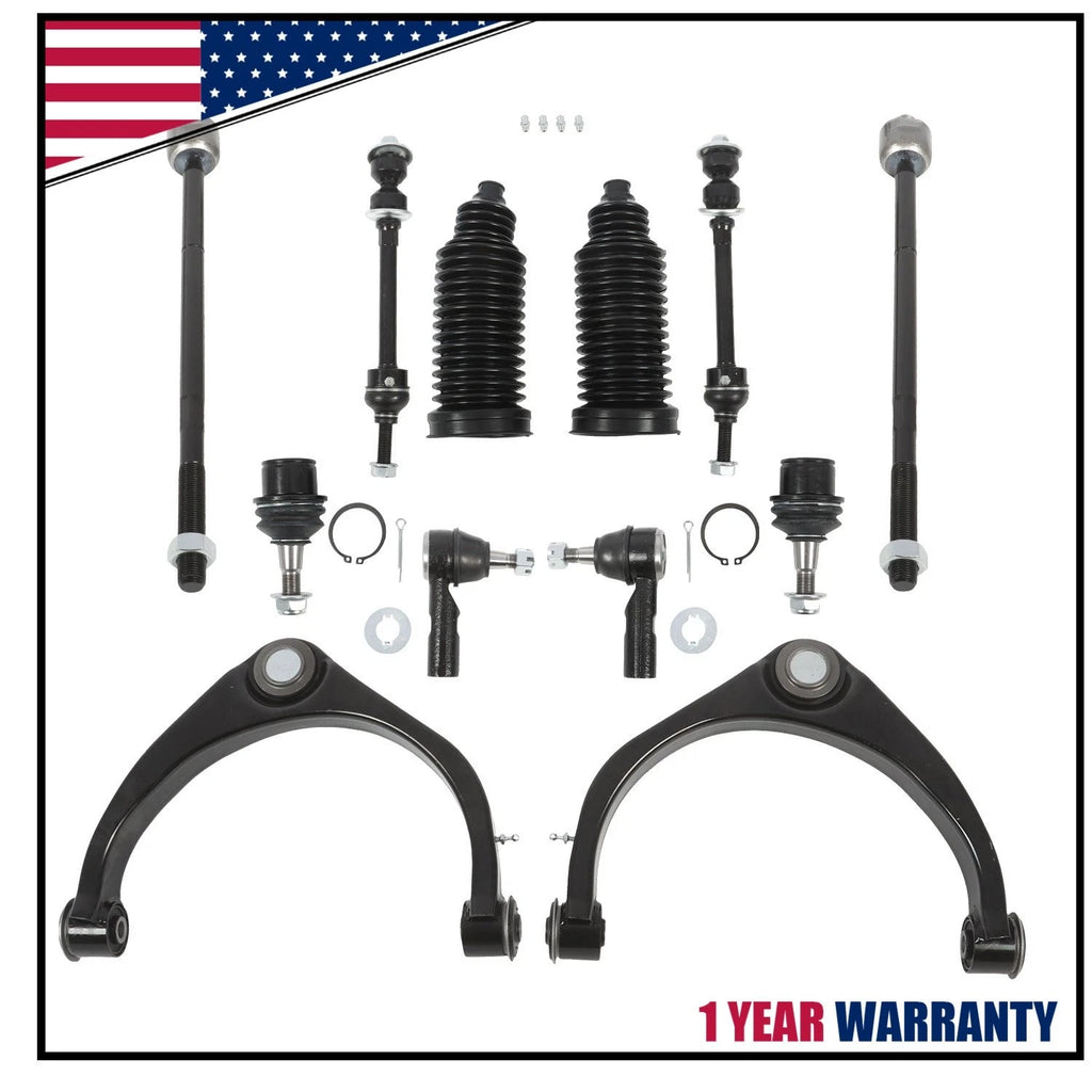 Front Upper Control Arm Ball Joint Tie Rod End Sway Bar for Ram 1500 (2013–2018)