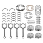 Set of 4 Piston & Rings Connecting Rod Kit for Hyundai Tucson Kia 2.0L (2014–2018)