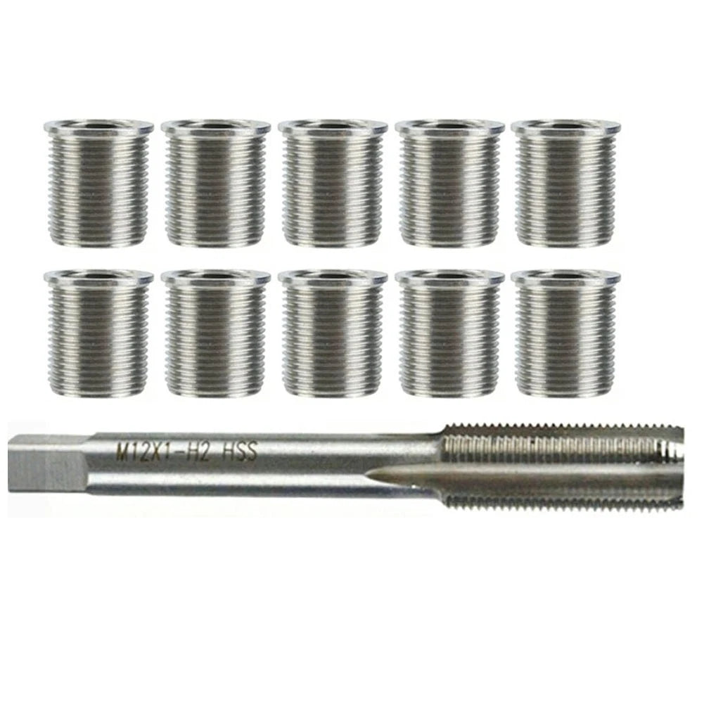Thread Repair Tool Kit M10 1.0 Stainless Steel Insert for Engines