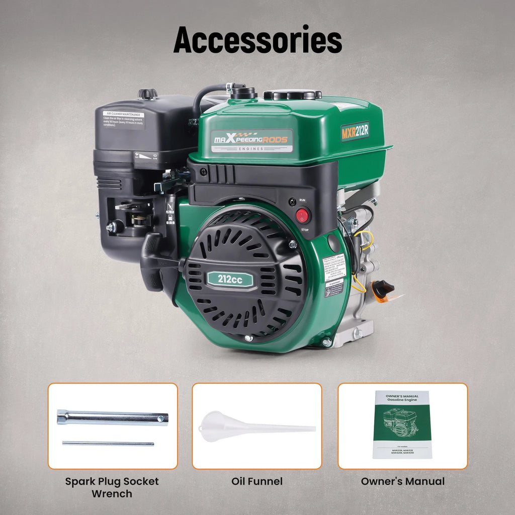 7HP Gas Engine Motor for Pressure Washers (212cc)