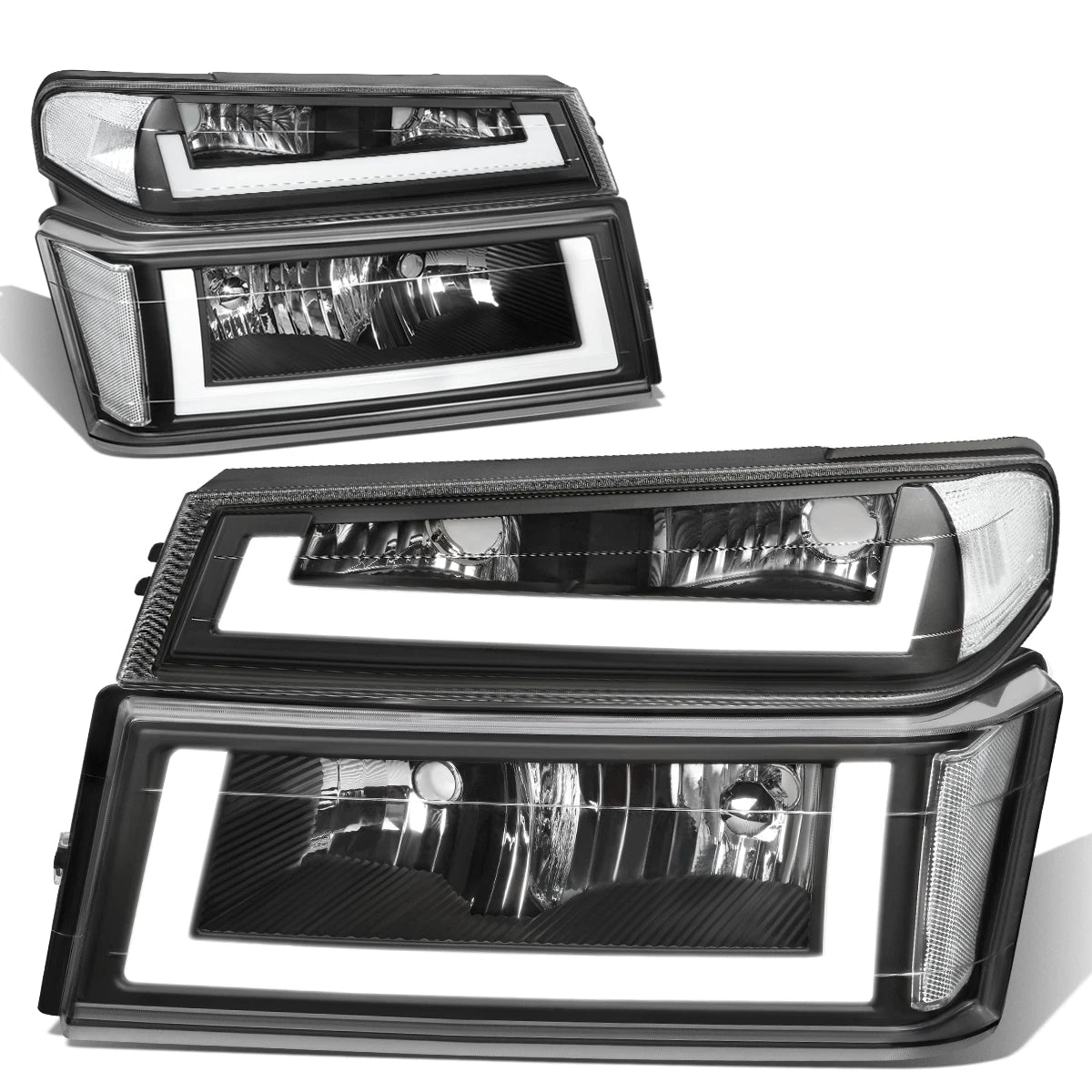 LED DRL Headlight Bumper Lamps for Colorado Canyon (2004–2012)