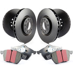 Set of 4 Brake Disc and Pad Kits for VW Jetta Golf