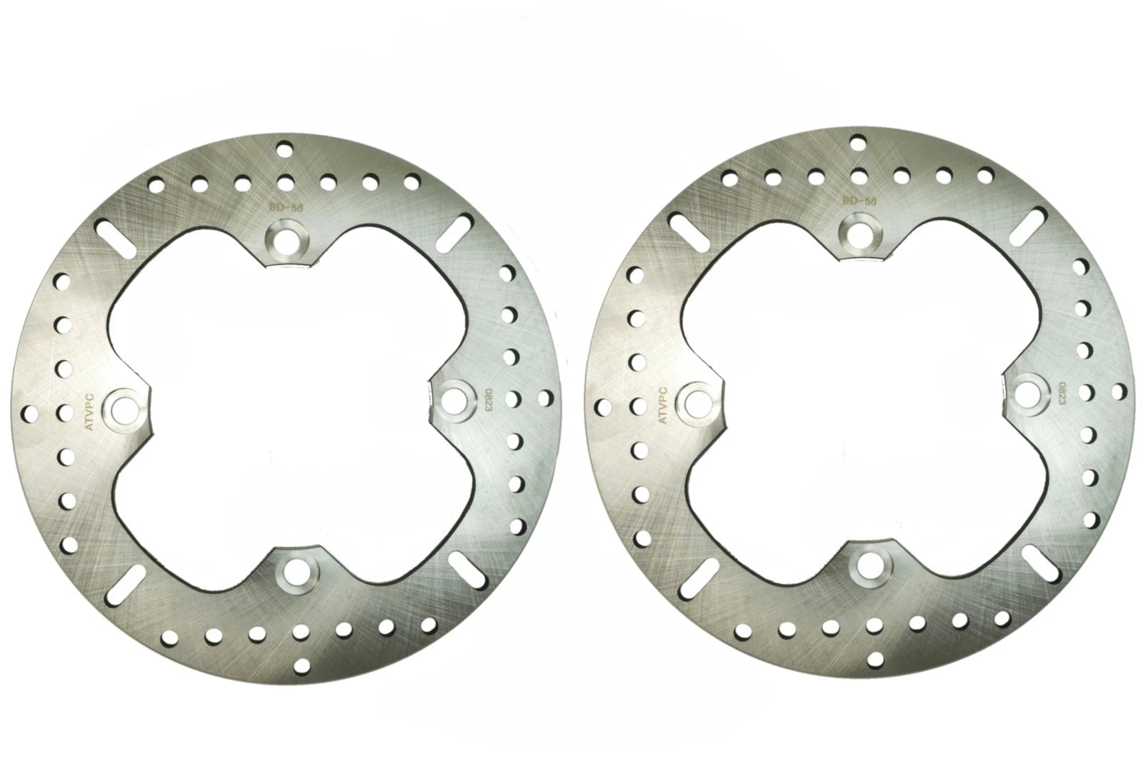 Set of 2 Precision Brake Rotors for Kawasaki 41080-0712